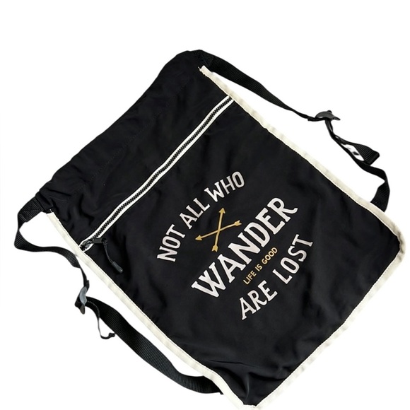 Life is Good Drawstring / Synch Backpack - Picture 1 of 2